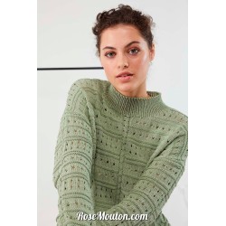 Modèle pullover 38 catalogue FAM 276 Lang Yarns