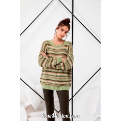 Modèle pullover 36 catalogue FAM 276 Lang Yarns