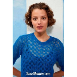 Modèle pullover 9 catalogue FAM 276 Lang Yarns