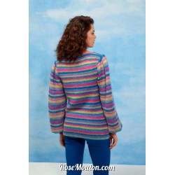 Modèle pullover 8 catalogue FAM 276 Lang Yarns