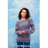 Modèle pullover 8 catalogue FAM 276 Lang Yarns