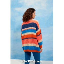 Modèle pullover 6 catalogue FAM 276 Lang Yarns