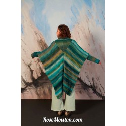 Modèle long poncho 21 Punto 61 ORION Lang Yarns