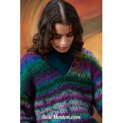 Modèle pullover court 2 Punto 62 CLOUD TWEED Lang Yarns