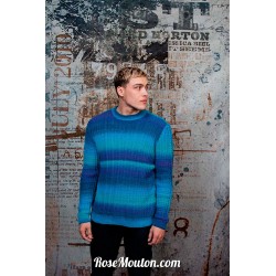 Modèle pullover homme 11 Punto 63 LOVIS Lang Yarns