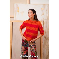 Modèle pullover 8 Punto 65 PHOENIX & PHOENIX TWEED Lang Yarns