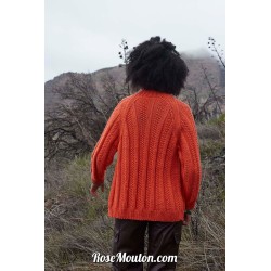 Modèle cardigan 17 catalogue FAM 279 Lang Yarns