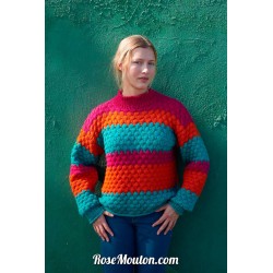 Modèle pullover 24 catalogue FAM 279 Lang Yarns