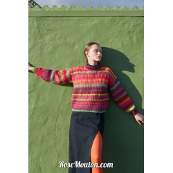 Modèle pullover 31 catalogue FAM 279 Lang Yarns