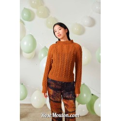 Modèle pullover 2 catalogue FAM 278 Lang Yarns