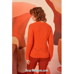 Modèle pullover 48 catalogue FAM 278 Lang Yarns