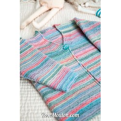 Modèle gilet 10 Punto 54 LAYETTE MERINO 200 COLOR Lang Yarns