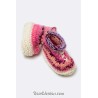 Modèle chaussons 6 Punto 54 LAYETTE MERINO 200 COLOR Lang Yarns