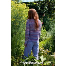 Modèle pullover 3 Punto 68 SECRET GARDEN Lang Yarns