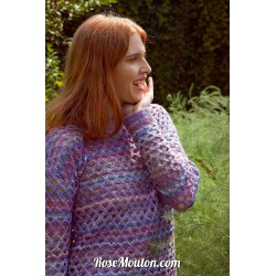 Modèle pullover 3 Punto 68 SECRET GARDEN Lang Yarns