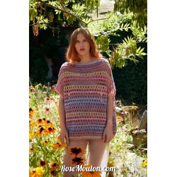 Modèle pull sans manches 2 Punto 68 SECRET GARDEN Lang Yarns