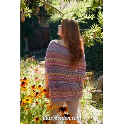 Modèle pull sans manches 2 Punto 68 SECRET GARDEN Lang Yarns