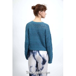 Modèle pullover 62 catalogue FAM 280 Lang Yarns