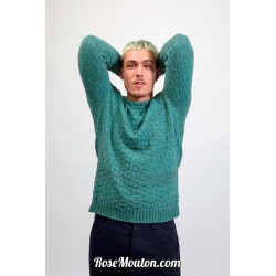 Modèle pullover homme 55 catalogue FAM 280 Lang Yarns