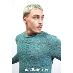 Modèle pullover homme 55 catalogue FAM 280 Lang Yarns