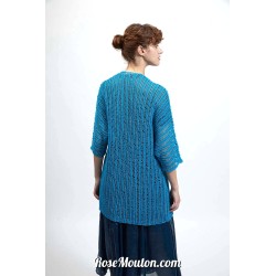 Modèle gilet 51 catalogue FAM 280 Lang Yarns