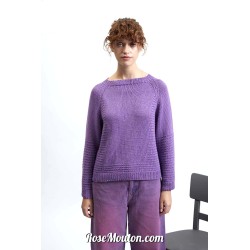 Modèle pullover raglan 41 catalogue FAM 280 Lang Yarns