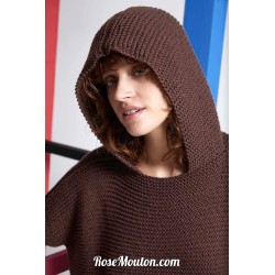 Modèle pullover à capuche 14 catalogue FAM 280 Lang Yarns