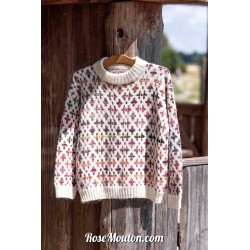 Modèle pullover jacquard Nordic Heaven (Indie Design)