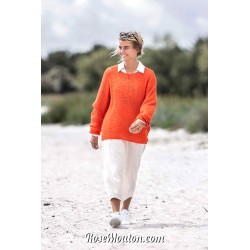 Modèle pullover top down Passion, Indie Design (PDF)