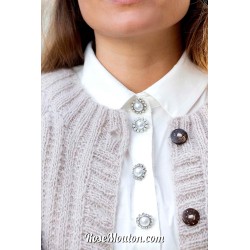 Modèle cardigan Delight, Indie Design (PDF)