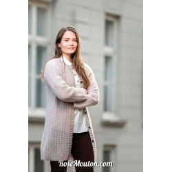 Modèle cardigan Delight, Indie Design (PDF)