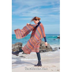 Modèle poncho 11 Punto 72 LOVIS Lang Yarns