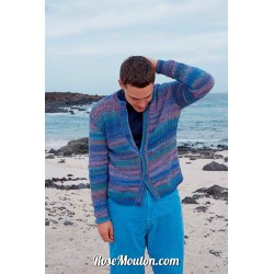 Modèle gilet homme 7 Punto 72 LOVIS Lang Yarns