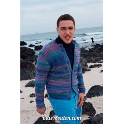 Modèle gilet homme 7 Punto 72 LOVIS Lang Yarns