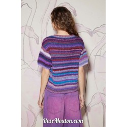 Modèle pull manches courtes 5 Punto 73 COLOR Lang Yarns