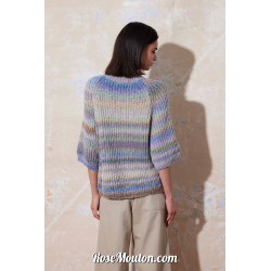 Modèle pull manches courtes 10 Punto 74 MAGNOLIA Lang Yarns