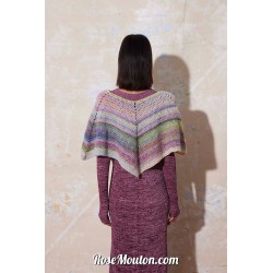 Modèle cape au crochet 8 Punto 74 MAGNOLIA Lang Yarns