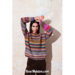 Modèle pullover 6 Punto 74 MAGNOLIA Lang Yarns