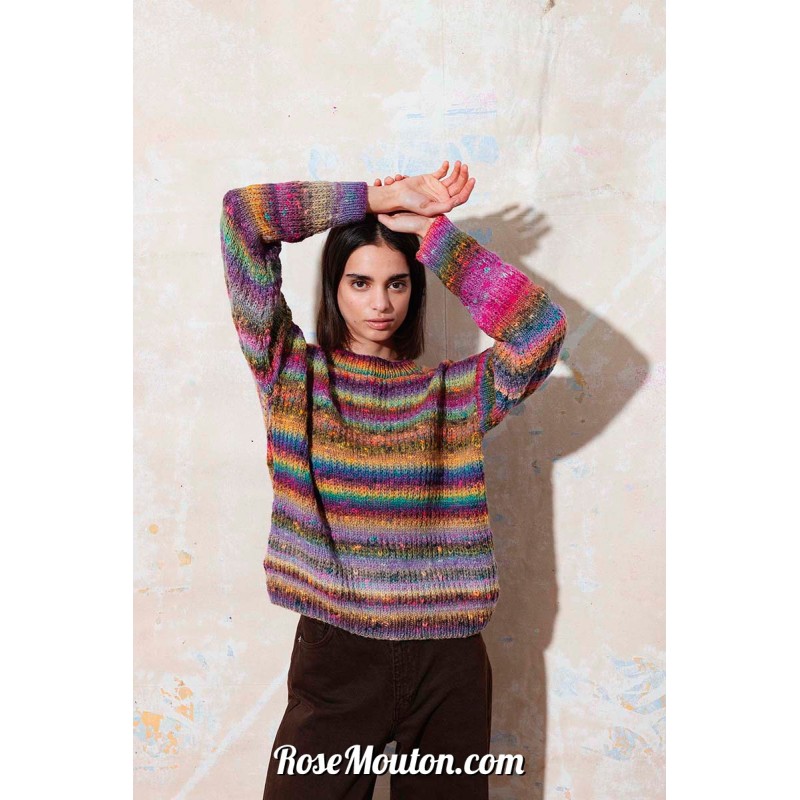 Modèle pullover 6 Punto 74 MAGNOLIA Lang Yarns