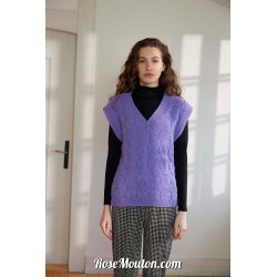 Modèle pull sans manches 3 Punto 78 CASHMERE Lang Yarns