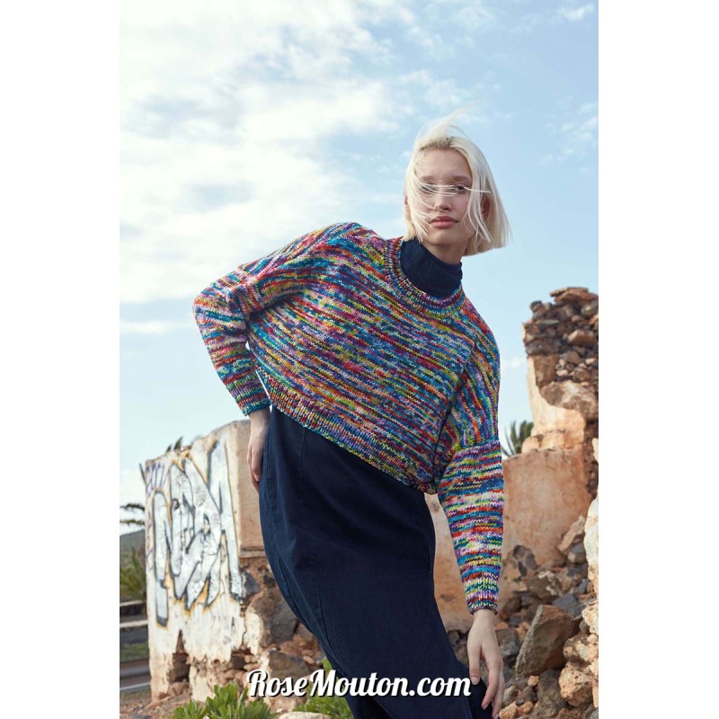 Modèle pullover court 11 Punto 79 MOVE Wool Addicts de Lang Yarns