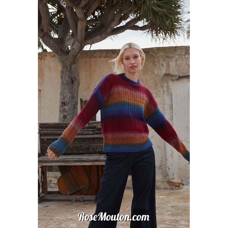 Modèle pullover 7 Punto 79 MOVE Wool Addicts de Lang Yarns