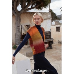 Modèle gilet sans manches 5 Punto 79 MOVE Wool Addicts de Lang Yarns