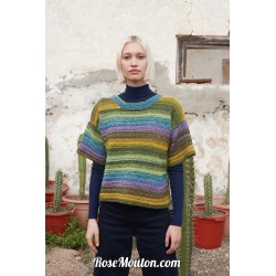 Modèle pull manches courtes au crochet 1 Punto 79 MOVE Wool Addicts de Lang Yarns