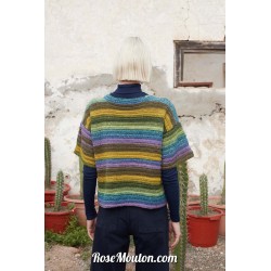 Modèle pull manches courtes au crochet 1 Punto 79 MOVE Wool Addicts de Lang Yarns