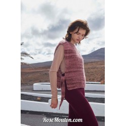 Modèle pull sans manches 40 catalogue FAM 283 Lang Yarns