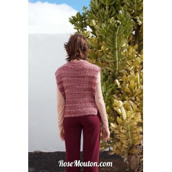 Modèle pull sans manches 40 catalogue FAM 283 Lang Yarns