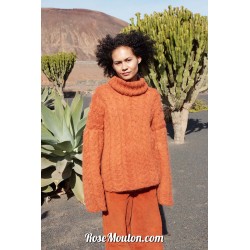 Modèle pullover 21 catalogue FAM 283 Lang Yarns