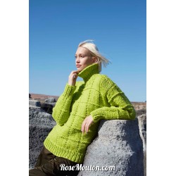 Modèle pullover 6 catalogue FAM 283 Lang Yarns