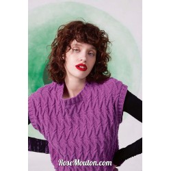 Modèle pull sans manches 51 catalogue FAM 282 Lang Yarns